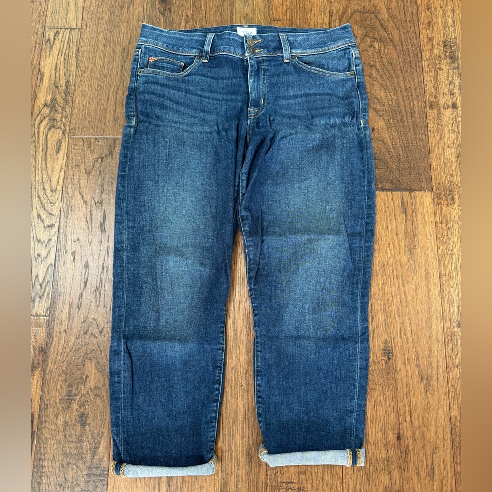 Hudson Jeans Blue Straight-Leg Classic Denim